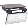 Applique da esterno - BRILLIANT - LUTON - LED e solare - Rilevatore di movimento - Plastica e metallo - 4 W - Nero