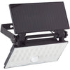 Applique da esterno - BRILLIANT - LUTON - LED e solare - Rilevatore di movimento - Plastica e metallo - 4 W - Nero