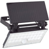 Applique da esterno - BRILLIANT - LUTON - LED e solare - Rilevatore di movimento - Plastica e metallo - 4 W - Nero