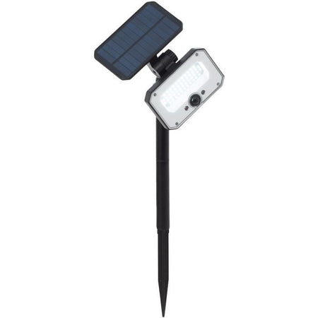 Faretto da esterno - BRILLIANT - JOPLIN - LED e solare - Rilevatore - Plastica e vetro - 4 W - Nero
