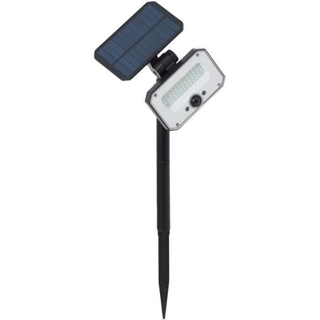 Faretto da esterno - BRILLIANT - JOPLIN - LED e solare - Rilevatore - Plastica e vetro - 4 W - Nero