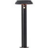 Terminale da esterno - BRILLIANT - ALVERO - LED e solare - Rilevatore di movimento - Metallo e plastica - 4 W - Nero