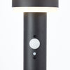Paletto da esterno - BRILLIANT - GARVINA - LED e solare - Rilevatore di movimento - Acciaio inox e plastica - 4 W - Nero