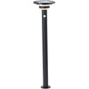 Paletto da esterno - BRILLIANT - GARVINA - LED e solare - Rilevatore di movimento - Acciaio inox e plastica - 4 W - Nero