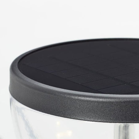 Terminale da esterno - BRILLIANT - TULIP - LED e solare - Rilevatore di movimento - Acciaio inossidabile e plastica - 4 W - Nero