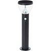 Terminale da esterno - BRILLIANT - TULIP - LED e solare - Rilevatore di movimento - Acciaio inossidabile e plastica - 4 W - Nero