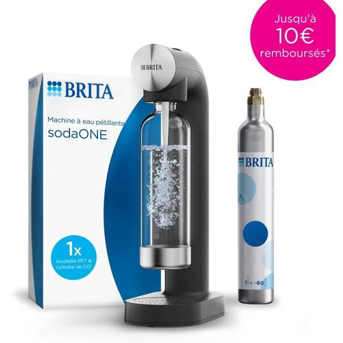 BRITA sodaONE macchina per acqua frizzante - nera