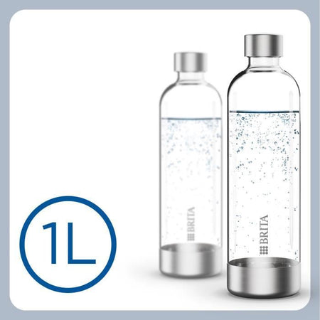Confezione da 2 bottiglie BRITA PET - sodaONE - 1L
