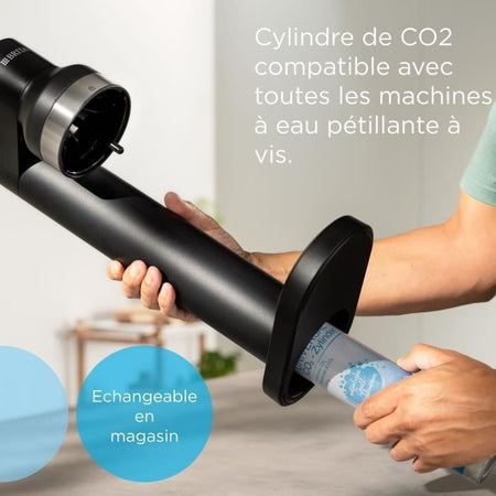 Macchina per acqua frizzante BRITA sodaTRIO - nera