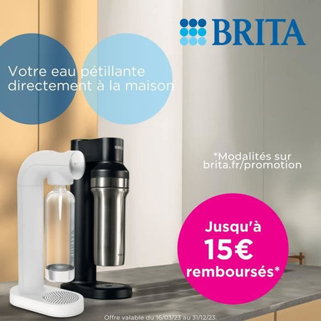 Macchina per acqua frizzante BRITA sodaTRIO - nera
