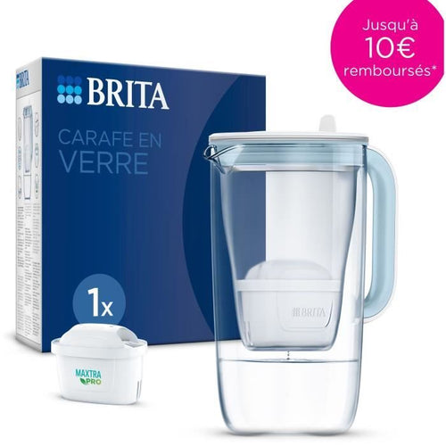 Filtro Brita Carafe in vetro blu incluso 1 Maxtra Pro All-1