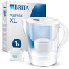 Brita Carafe Filter Marella XL Blanche (3.5L) compreso 1 cartuccia Maxtra Pro All-1