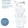 Brita Carafe Filtering Style XL Grey (3.6L) includeva 1 cartuccia per filtro All-in 1 Maxtra Pro