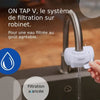 Sistema di filtrazione per rubinetteria - BRITA - ON TAP V - 600 L di acqua filtrata / 4 mesi - 3 modalità di utilizzo - 5 adattatori inclusi