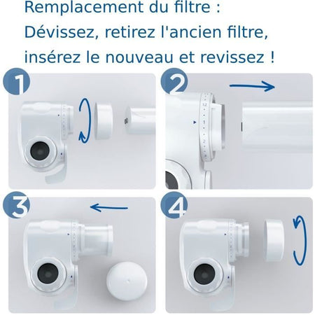 Pack 1 Filtro acqua - BRITA - ON TAP V - 600 L di acqua filtrata / 4 mesi - Compatibile con il sistema di filtrazione del rubinetto ON TAP V