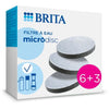 Confezione da 6+3 filtri acqua - BRITA - MicroDisc