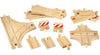 BRIO World - 33307 - Set 11 Binari Evolution Avance - Accessorio per Circuito del Trenino in Legno - Assortimento di Binari - a partire da 3 anni