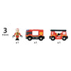 BRIO World - 33811 - Fire Truck Sound And Light - Giocattolo in legno