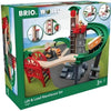 Brio World Grand Circuit Multimodal Platform - Box 32 pezzi - Circuito ferroviario in legno - Ravensburger - Da 3 anni - 33887