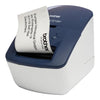 BROTHER QL-600 Stampante professionale per etichette blu - Ideale per piccole imprese e lavori domestici