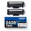 Bundle Di 2 Toner Nero Tn-2420 Da 3.000 Pagine