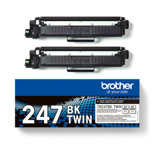 Bundle Di 2 Toner Nero Tn-247 Da 3.000 Pagine/Cad