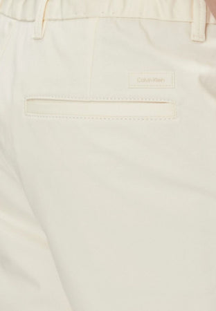calvin klein PANTALONCINO SATEEN STRETCH REGULAR STRAIGHT da uomo