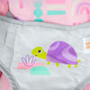 BRIGHT STARTS Sdraietta Pink Paradise, Vibrazioni rilassanti, Giochi interattivi, Dalla nascita