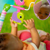 BRIGHT STARTS Sdraietta Pink Paradise, Vibrazioni rilassanti, Giochi interattivi, Dalla nascita