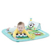 BRIGHT STARTS Tappetino per attività di Calcio, Arco da Gioco con Oball Rimovibili, Musica e Luci, Dimensioni: 47 x 74 x 74 cm