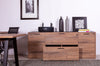 Contromobile con ante e cassetti Da Vinci in legno da ufficio arredamento per interno h 73 cm