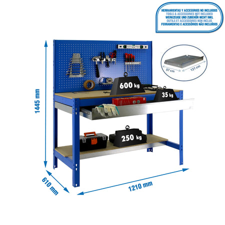 SIMONWORK BT2 BOX 1200 AZUL/MADERA