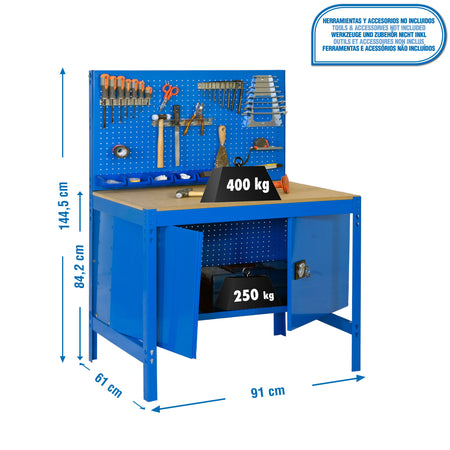 SIMONWORK BT2 CABINET 900 AZUL/MADERA