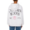 MOSCHINO JEANS felpe con cappuccio donna moschino jeans - felpa - bianco da donna