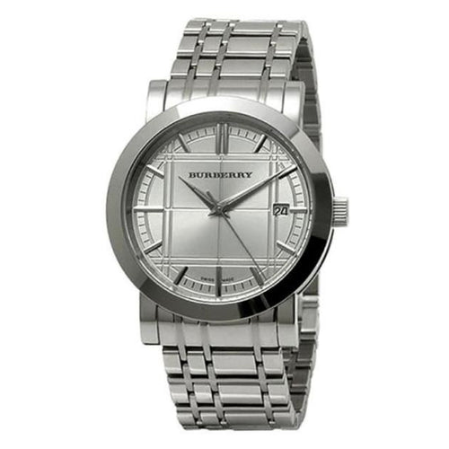 Orologio analogico al quarzo da uomo Burberry Heritage con cinturino in acciaio inossidabile BU1350