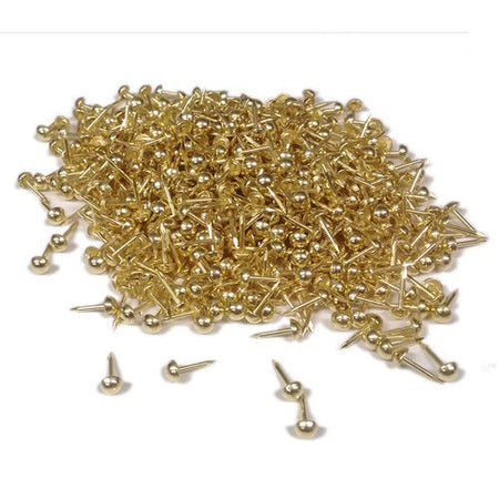 Bullette Tappezziere In Acciaio Ottonato Mm9 Pz50