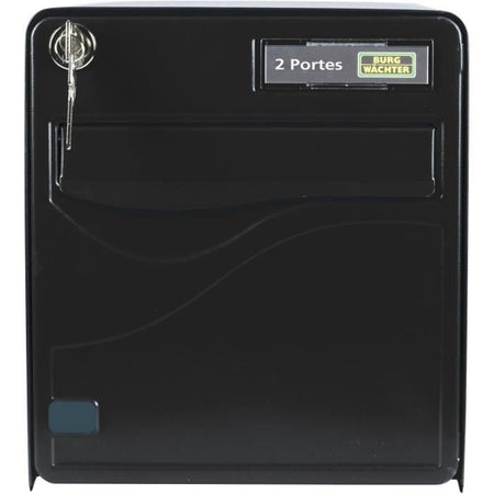 Box Burg Wachter Baltic 2 -door - A piedi - Acciaio zincato - Apertura laterale - Nero - Made in Francia