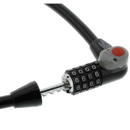 Lucchetto per bicicletta - BURG WACHTER - 230 180 L - Codice, 180 cm, 12 mm acciaio, LED