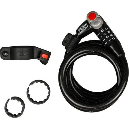 Lucchetto per bicicletta - BURG WACHTER - 230 180 L - Codice, 180 cm, 12 mm acciaio, LED