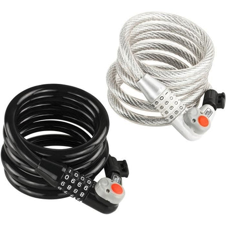 Lucchetto per bicicletta - BURG WACHTER - 230 180 L - Codice, 180 cm, 12 mm acciaio, LED