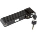Lucchetto per bicicletta pieghevole - BURG WACHTER - 790 90 BLACK SB - Alta sicurezza, acciaio 8 mm