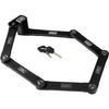 Lucchetto per bicicletta pieghevole - BURG WACHTER - 790 90 BLACK SB - Alta sicurezza, acciaio 8 mm