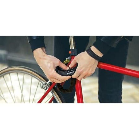 Lucchetto a catena per bicicletta - BURG WACHTER - 280 C 90 BLACK - Acciaio 6 mm, rivestito, codice