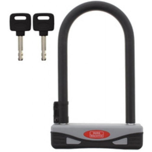 Lucchetto per bicicletta a U - BURG WACHTER - 1600 HB 170/210 - Acciaio ultra resistente 16 mm, doppia chiusura