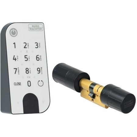 Burg -wchter secco -winger home 5001 cilindro elettronico con tastiera con ingresso pincode -6 utenti