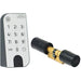 Burg -wchter secco -winger home 5001 cilindro elettronico con tastiera con ingresso pincode -6 utenti