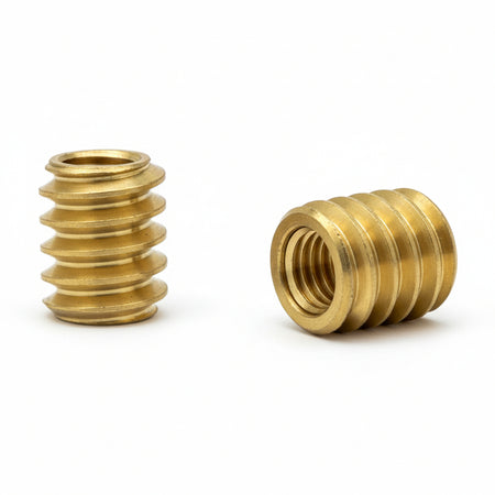 Bussole Ottone Lucido Filetto Mm 7/16 Pz100