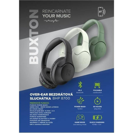 Cuffie auricolari wireless - Buxton - BHP 8700 VERDI