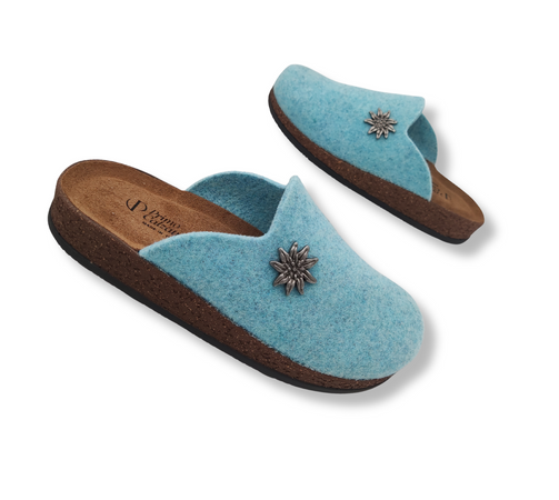 Originali Zoccoli Alpini, Ciabatte Uomo e Donna Invernali, Calde Sabot Tirolesi in Lana Cotta, 100% Made in Italy