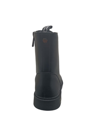 Anfibio bambino Cult Martin nero pelle lacci urban style